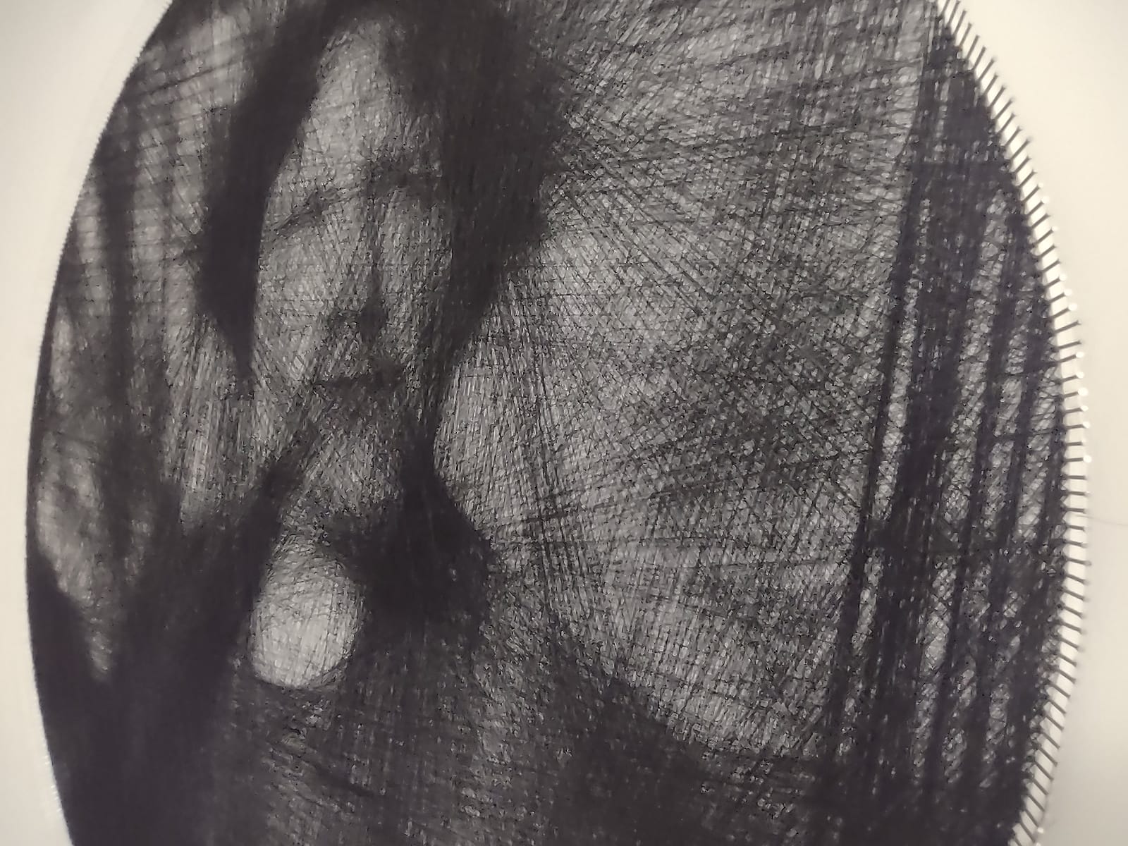 Eerste gelukte prototype - String portret