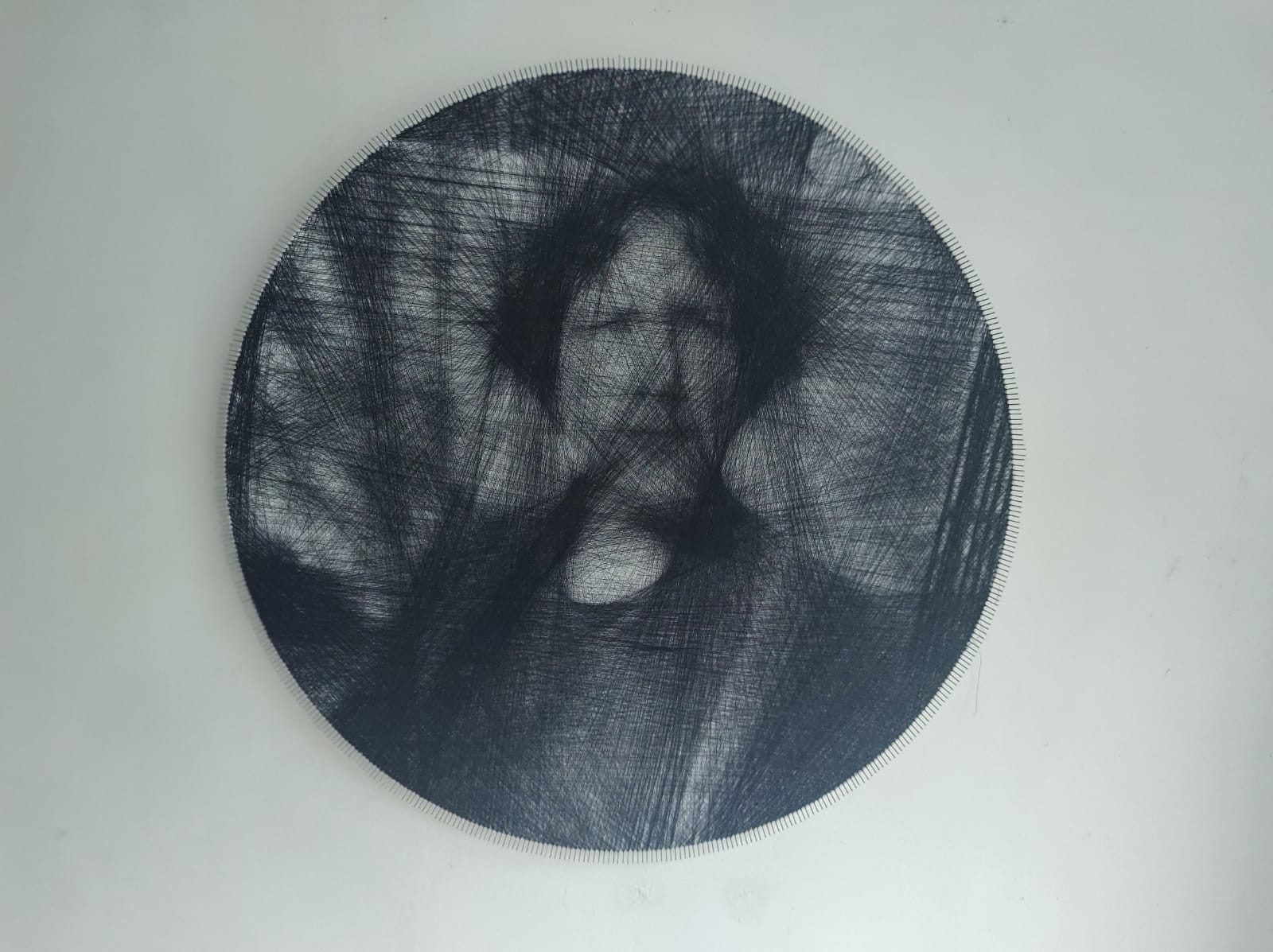 Eerste gelukte prototype - String portret