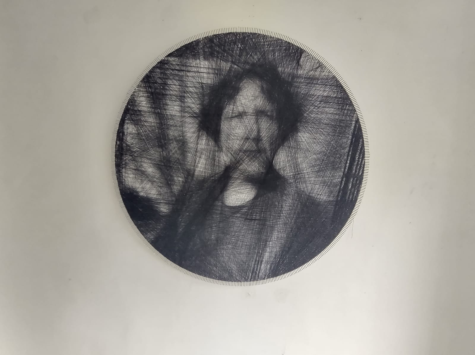 Eerste gelukte prototype - String portret